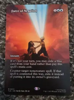 Force of Negation (Borderless) Avatar TLA/TLE 0013 Regular - Magic The Gathering - Image 1