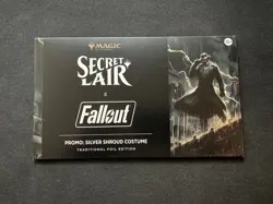 Silver Shroud Costume Fallout Welcome to New Vegas Secret Lair Foil MTG - Image 1