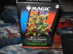 MTG Teenage Mutant Ninja Turtles- Turtle Power Commander Deck-New/Factory Sealed - Image 1
