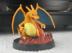 Charizard EX Super-Premium Collection (Figure Only), Pokemon Card Stand - Image 1