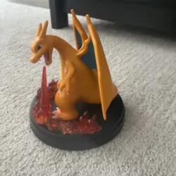 Charizard EX Super-Premium Collection (Figure Only), Pokemon Card Stand - Image 4