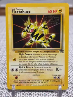 1999 Pokemon #2 Electabuzz (Kids WB Movie Promo) - WoTC Promo Stamped LP - Image 1