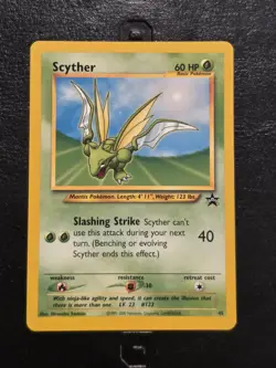 Pokemon Wotc Black Star Promo # 45 Scyther NM - Image 1