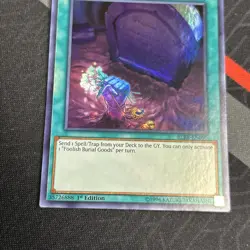 FOOLISH BURIAL GOODS * ULTRA RARE 1ST EDITION NM BLRR-EN095 YUGIOH! - Image 4