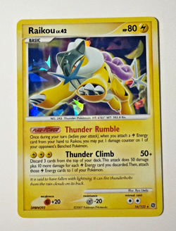 Pokemon TCG Raikou 16/132 Cracked Ice, Secret Wonders Promo NM - Image 1