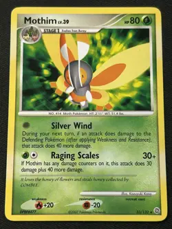 Mothim (33/132) Diamond & Pearl: Secret Wonders​ - Near Mint Pokemon TCG - Image 1