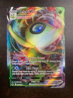 Pokemon TCG Celebi VMAX 008/198 Chilling Reign Near Mint NM - Image 1