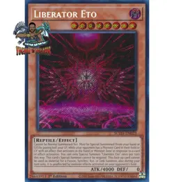 Yugioh! 1x Liberator Eto SUDA-EN023 Secret Rare 1st Ed NM - Image 1