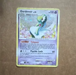 Pokemon Gardevoir Lv.55 Rare Secret Wonders 7/132 Holo 2007 110 HP 60 Attack - Image 1