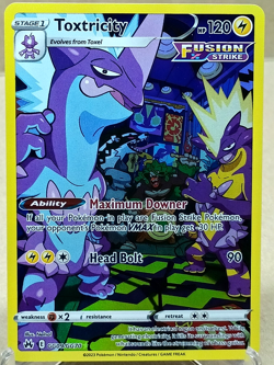 Toxtricity GG09/GG70 Ultra Rare Crown Zenith: Galarian Gallery Pokemon TCG NM - Image 1