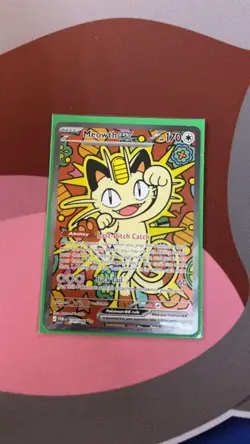 Meowth ex 121/088 ENGLISH Special Illustration Rare - Perfect Order SIR Pokemon - Image 1