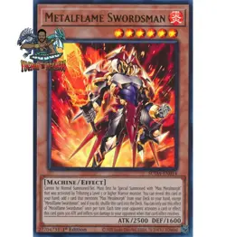 Yugioh! 1x Metalflame Swordsman SUDA-EN014 Ultra Rare 1st Ed NM - Image 1