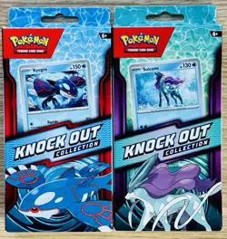 POKEMON TCG KNOCKOUT COLLECTION BOX LOT X2 KYOGRE SUICUNE NEW FACTORY SEALED - Image 1