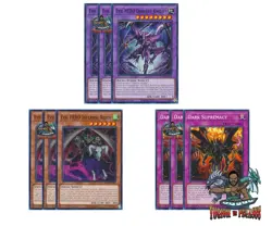 Yugioh! Evil HERO Darkest Knight Infernal Rider Dark Supremacy Deck SUDA NM - Image 1