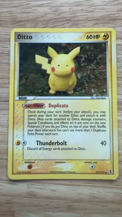 Pokemon Ditto Pikachu 39/113 Delta Species M/NM - Image 1