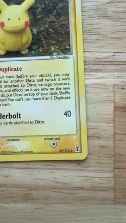 Pokemon Ditto Pikachu 39/113 Delta Species M/NM - Image 5