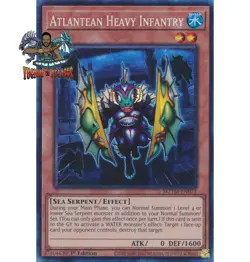 Yugioh! 1x Atlantean Heavy Infantry MZTM-EN073 Collector's Rare 1st Ed NM - Image 1