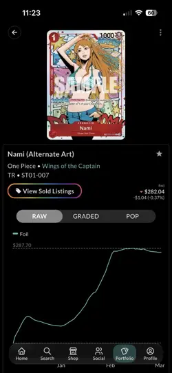 Bandai Nami Treasure Rare ST01-007 Alt Art Foil Wings of the Captain One Piece … - Image 5