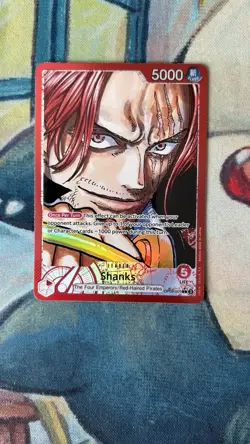 Shanks OP09-001 Alt Art Leader - Emperors in the New World - One Piece - English - Image 1