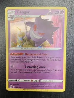 Pokemon Gengar Holo Card 66/196 Lost Origin - Image 1