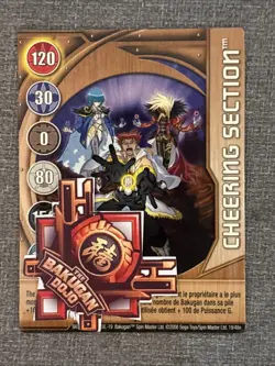 Bakugan New Vestroia Cheering Section 🥉 Copper Gate Card 19/48n - Image 2
