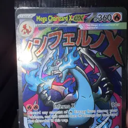 Mega Charizard x EX 023 Me: Mega Evolution Promo Holo Sealed Pokemon Card NM - Image 3