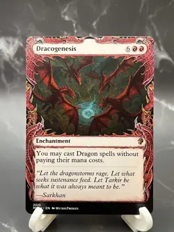 Dracogenesis Draconic frame High Quality Altered Art Custom Card - Image 2
