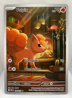 Vulpix 138/132 Me01: Mega Evolution Holo Illustration Rare Pokemon Card NM/M - Image 1