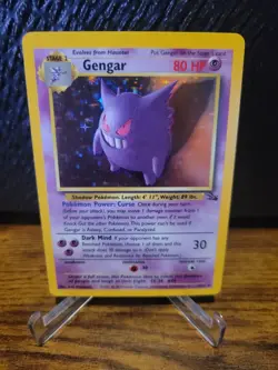 Pokemon TCG Gengar Fossil Holo Card 5/62 NM - Image 1