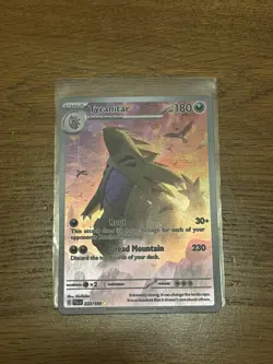 Pokemon TCG Tyranitar Holo Card Scarlet & Violet Paldea Evolved 222/193 - Image 1