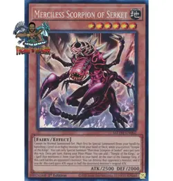 Yugioh! 1x Merciless Scorpion of Serket MZTM-EN002 Collector's Rare 1st Ed NM - Image 1