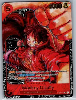 Monkey.D.Luffy (Alt Art) ST01-012 Awakening of the New Era - One Piece Card - NM - Image 1