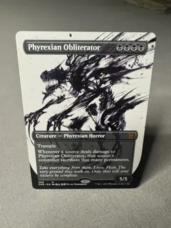 Phyrexian Obliterator (Showcase) - Near Mint #308 MTG Phyrexia: All Will Be One - Image 1