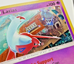 Pokemon Latias TCG SM87 SWIRL! Black Star Promo Holo Card - Image 2