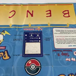 Vintage Original Pokemon Paper Play Mat Base Set 2 Trading Card Game - Image 4