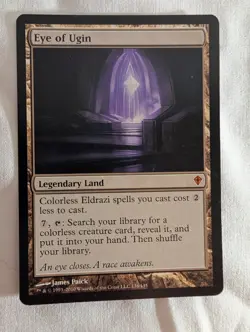 Magic: The Gathering Eye of Ugin Worldwake Legendary Land Mythic - Image 1