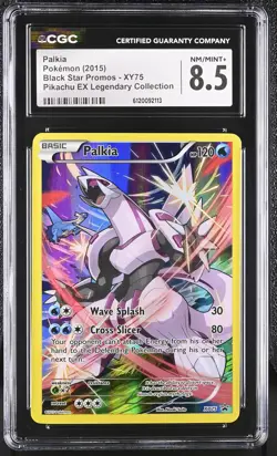PALKIA XY Black Star Promo EX Legendary Collection #XY75 CGC 8.5 Pokemon - Image 1