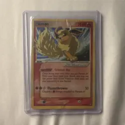 Pokemon TCG Flareon Gold Star 100/108 EX Power Keepers Holo Rare 70HP English - Image 1