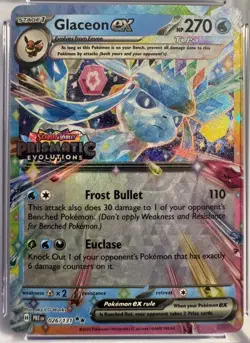 2025 POKEMON PRISMATIC EVOLUTIONS - SURPRISE BOX GLACEON EX CGC 10 GEM MINT - Image 3
