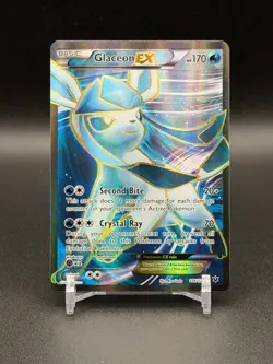 Pokemon Glaceon EX Full Art 116/124 Fates Collide Holo - Image 1