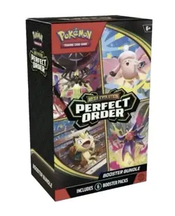 Pokemon TCG: Mega Evolution-Perfect Order Booster Bundle (6 Packs) sealed 3/27 - Image 1