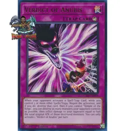 Yugioh! 1x Verdict of Anubis MZTM-EN009 Ultra Rare 1st Ed NM - Image 1