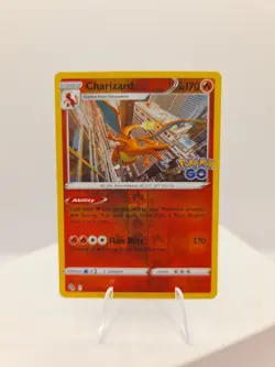 Charizard Pokemon Go Reverse Holo Pokemon TCG 010/078 Rare - Image 1