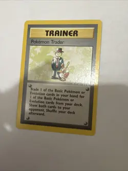 POKEMON TRADER 77/102 RARE BASE SET POKEMON MP - Image 3