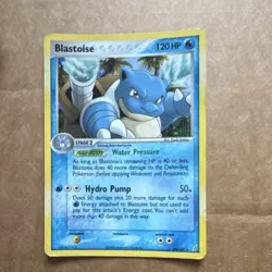 Pokemon Blastoise Rare EX Crystal Guardians 14/100 Nintendo 2006 120 HP - Image 1