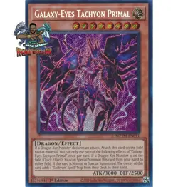Yugioh! 1x Galaxy-Eyes Tachyon Primal MZTM-EN011 Secret Rare 1st Ed NM - Image 1