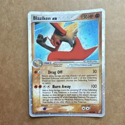 Pokemon Blaziken ex Ultra Rare 90/100 EX Crystal Guardians Holo 150 HP - Image 1