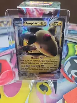 Ampharos-EX #27/98 XY - Ancient Origins 2015 Holo Rare NM/LP Pokemon TCG - Image 1