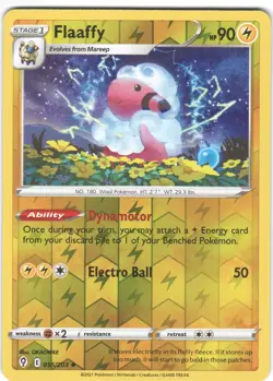 Flaaffy 055/203 Uncommon Evolving Skies Pokemon Reverse Holo NM - Image 1