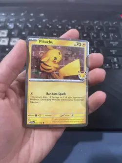 Pokemon Pikachu 051 /162 Stamped 2026 Pokemon Day 30 Promo TCG DOUBLE SWIRL - Image 1